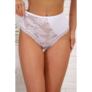 Трусы женские №64928 лапша (р-ры: 50-54) белый