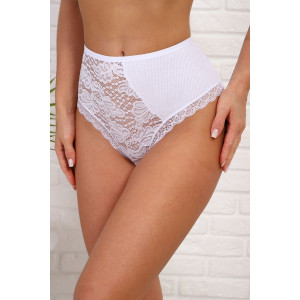 Трусы женские №64928 лапша (р-ры: 50-54) белый