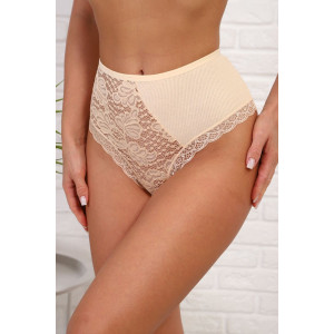 Трусы женские №64928 лапша (р-ры: 50-54) бежевый