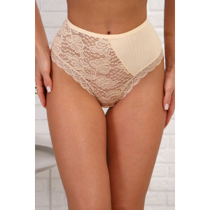Трусы женские №64928 лапша (р-ры: 50-54) бежевый