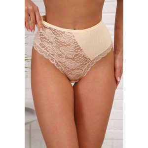 Трусы женские №64928 лапша (р-ры: 50-54) бежевый