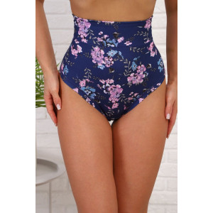 Трусы женские №64927 бамбук (р-ры: 60-64) синий