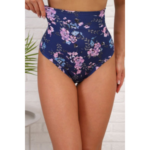 Трусы женские №64927 бамбук (р-ры: 60-64) синий