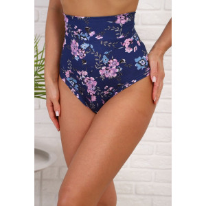 Трусы женские №64927 бамбук (р-ры: 60-64) синий