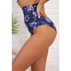 Трусы женские №64927 бамбук (р-ры: 60-64) синий