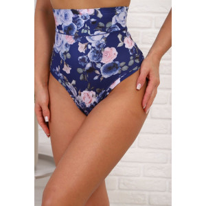 Трусы женские №64926 бамбук (р-ры: 50-64) синий