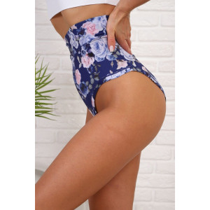 Трусы женские №64926 бамбук (р-ры: 50-64) синий