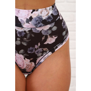 Трусы женские №64926 бамбук (р-ры: 50-64) черный