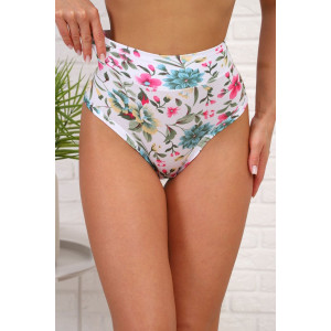 Трусы женские №64925 бамбук (р-ры: 52-64) белый