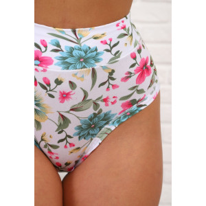 Трусы женские №64925 бамбук (р-ры: 52-64) белый