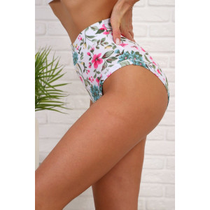 Трусы женские №64925 бамбук (р-ры: 52-64) белый