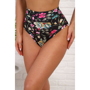 Трусы женские №64925 бамбук (р-ры: 52-64) черный