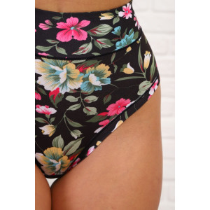 Трусы женские №64925 бамбук (р-ры: 52-64) черный