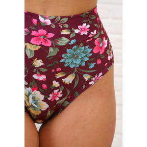 Трусы женские №64925 бамбук (р-ры: 52-64) бордо