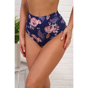 Трусы женские №64924 бамбук (р-ры: 50-60) синий