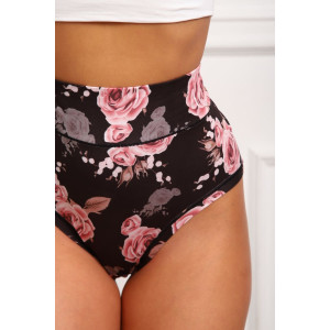 Трусы женские №64924 бамбук (р-ры: 50-60) черный