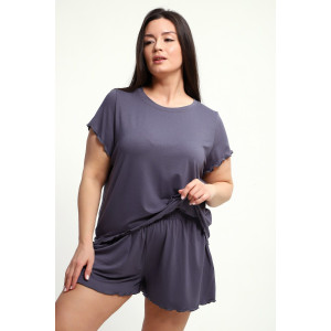 Пижама женская ПЖ-010 вискоза (р-ры: 50-70) графит