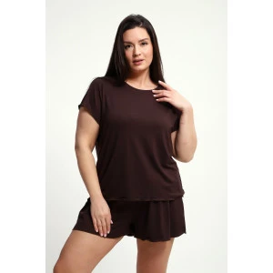 Пижама женская ПЖ-010 вискоза (р-ры: 50-70) кофе Пижама женская ПЖ-010 вискоза (р-ры: 50-70) кофе