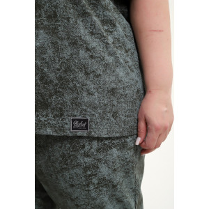 Костюм двойка женский КЖ-009 кулирка (р-ры: 52-74) зеленый