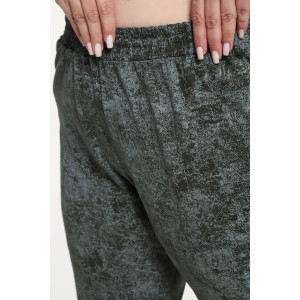 Костюм двойка женский КЖ-009 кулирка (р-ры: 52-74) зеленый