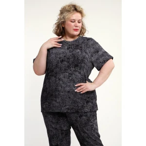 Костюм двойка женский КЖ-009 кулирка (р-ры: 52-74) черный Костюм двойка женский КЖ-009 кулирка (р-ры: 52-74) черный