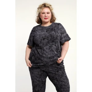 Костюм двойка женский КЖ-009 кулирка (р-ры: 52-74) черный Костюм двойка женский КЖ-009 кулирка (р-ры: 52-74) черный