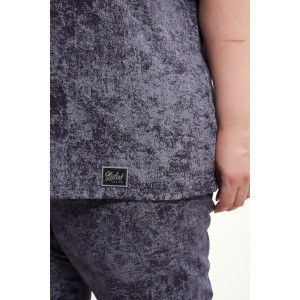 Костюм двойка женский КЖ-009 кулирка (р-ры: 52-74) антрацит