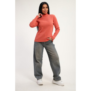 Водолазка женская №74721 кашкорсе (р-ры: 46-56) терракотовый