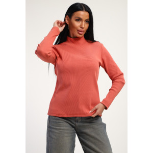 Водолазка женская №74721 кашкорсе (р-ры: 46-56) терракотовый