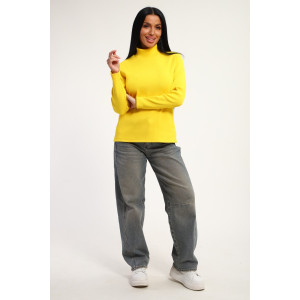 Водолазка женская №74721 кашкорсе (р-ры: 46-56) желтый