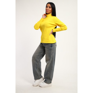 Водолазка женская №74721 кашкорсе (р-ры: 46-56) желтый