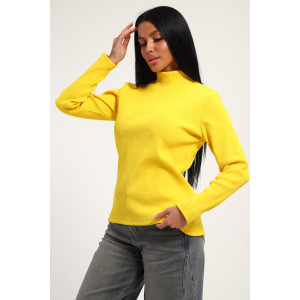 Водолазка женская №74721 кашкорсе (р-ры: 46-56) желтый