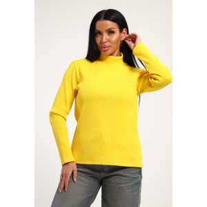 Водолазка женская №74721 кашкорсе (р-ры: 46-56) желтый