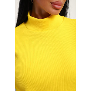 Водолазка женская №74721 кашкорсе (р-ры: 46-56) желтый