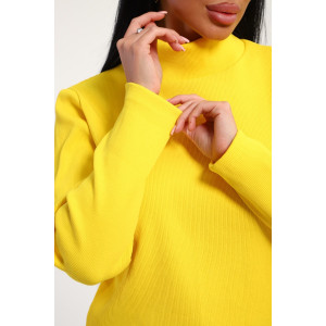 Водолазка женская №74721 кашкорсе (р-ры: 46-56) желтый