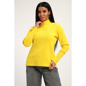 Водолазка женская №74721 кашкорсе (р-ры: 46-56) желтый