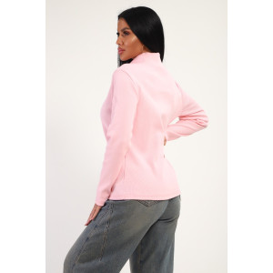 Водолазка женская №74721 кашкорсе (р-ры: 46-56) розовый