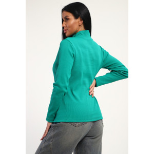 Водолазка женская №74721 кашкорсе (р-ры: 46-56) морская волна