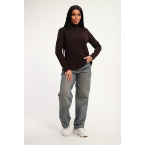 Водолазка женская №74721 кашкорсе (р-ры: 46-56) шоколадный