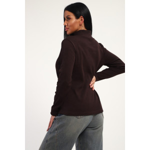 Водолазка женская №74721 кашкорсе (р-ры: 46-56) шоколадный