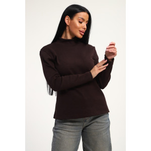 Водолазка женская №74721 кашкорсе (р-ры: 46-56) шоколадный