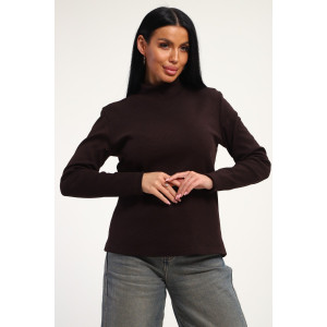 Водолазка женская №74721 кашкорсе (р-ры: 46-56) шоколадный