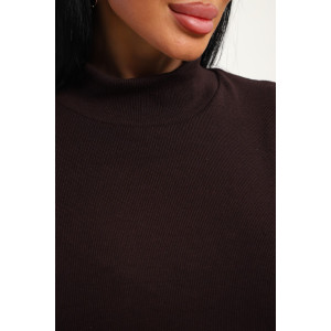 Водолазка женская №74721 кашкорсе (р-ры: 46-56) шоколадный