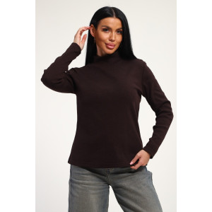 Водолазка женская №74721 кашкорсе (р-ры: 46-56) шоколадный