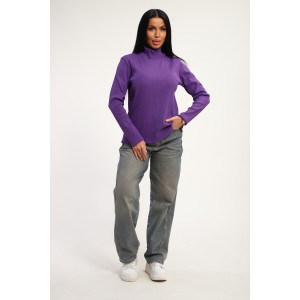 Водолазка женская №74721 кашкорсе (р-ры: 46-56) темно-лиловый