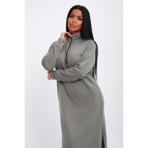 Платье женское "Полина" ангора (р-ры: 42-52) серый