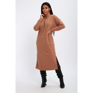 Платье женское "Полина" ангора (р-ры: 42-52) коричневый Платье женское "Полина" ангора (р-ры: 42-52) коричневый