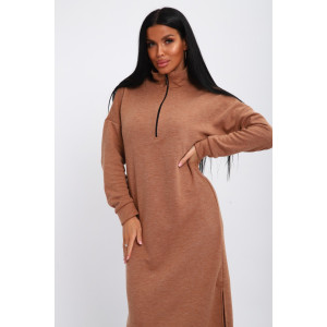Платье женское "Полина" ангора (р-ры: 42-52) коричневый Платье женское "Полина" ангора (р-ры: 42-52) коричневый