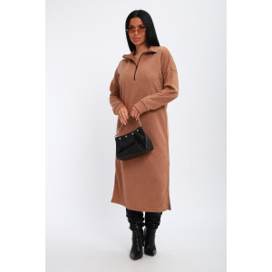 Платье женское "Полина" ангора (р-ры: 42-52) коричневый Платье женское "Полина" ангора (р-ры: 42-52) коричневый