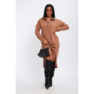 Платье женское "Полина" ангора (р-ры: 42-52) коричневый Платье женское "Полина" ангора (р-ры: 42-52) коричневый